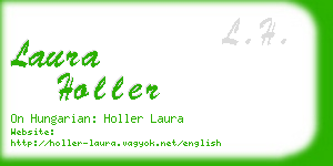 laura holler business card